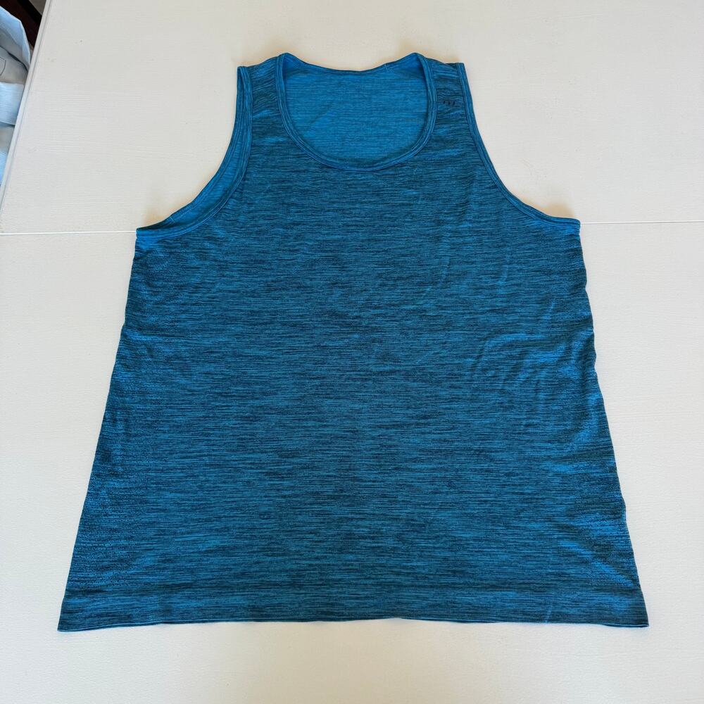 Lululemon Men's Swiftly Tech Tank Top Blue Size Large Workout Running Outdoor